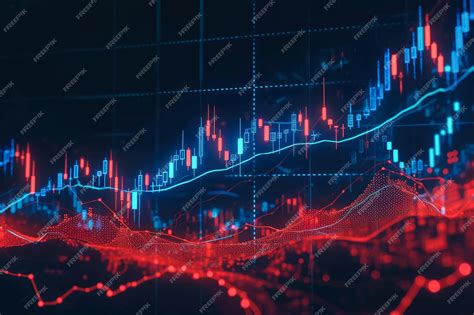 Premium Photo | A candlestick chart index