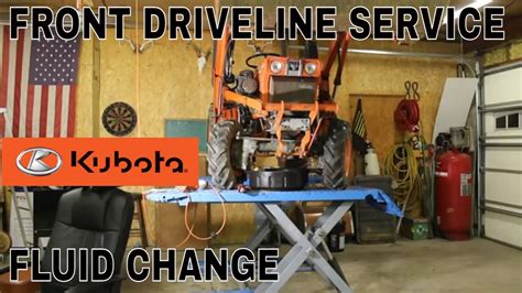 Kubota B Bx Front End Fluid Change Youtube