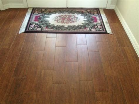 Porcelain plank wood look tile installations Tampa, Florida - Modern ...