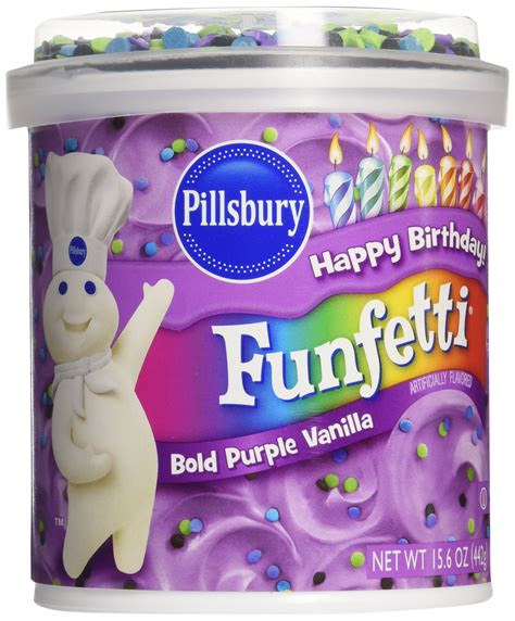 Pillsbury Funfetti Bold Purple Vanilla Frosting G