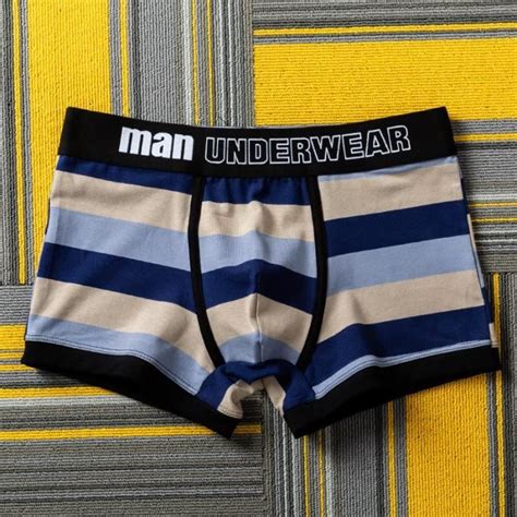 Boxer shorty Boxer Sexy en Coton pour Homme Sous Vêtement de Haute Qualité Lingerie Style 3 F75