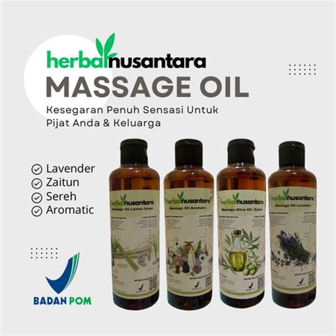 Jual Minyak Pijit Urut Oil Massage Herbal Alami Wangi Minyak Zaitun