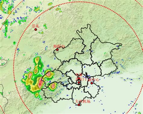 北京西部山区有雷阵雨，可能伴有7级以上短时大风和小冰雹 房山 天气 气温