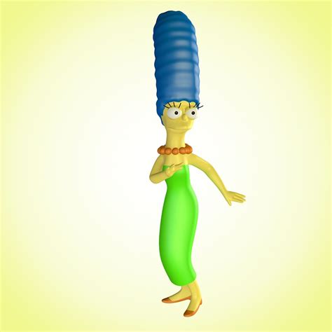 Marge Simpson Aparejo Modelo 3d 99 C4d Free3d