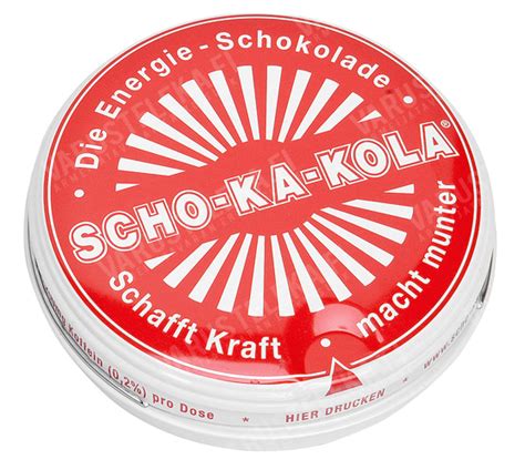 Scho-Ka-Kola, 100 g tin can, dark, 10 pcs box, RED - Varusteleka.com