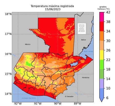 Calor En Guatemala Mapas Muestran El Aumento De Las Temperaturas En