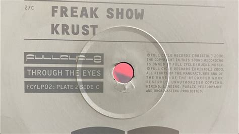 Freak Show Dj Krust YouTube