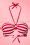 Belsira Joana Stripes Neckholder Bikini in Rot Weiß und Marineblau Einkaufen bei Topvintage