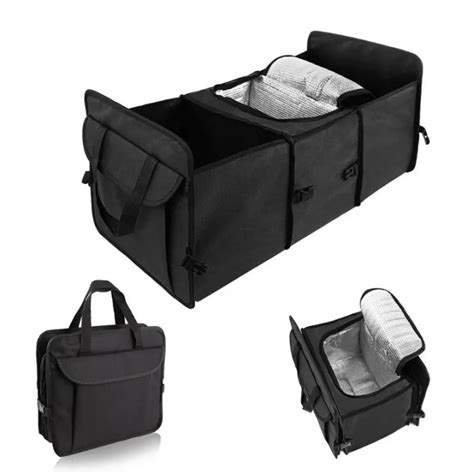 Car Truck Van SUV Storage Basket Trunk Organizer And Cooler Set