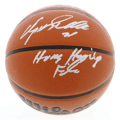 Dominique Wilkins Signed NBA Basketball Inscribed Human Highlight Film