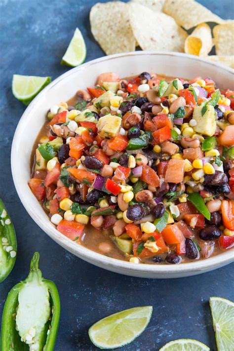 Cowboy Caviar With Avocado And Black Beans