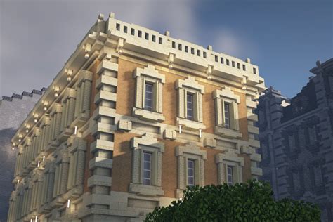 Minecraft Neo Classicism Building 1878 Edifici Minecraft Casa Di