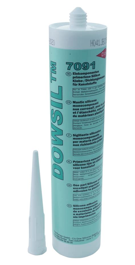 7093 White 310ml Dow Silicone Sealant Cartridge Wht