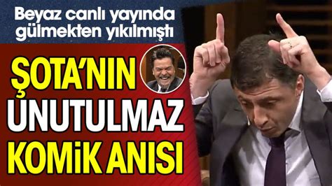 Şotanın Unutulmaz Komik Anısı Beyaz Canlı Yayında Gülmekten Yıkılmıştı