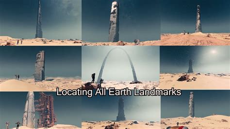 Locating All Earth Landmarks Starfield Youtube