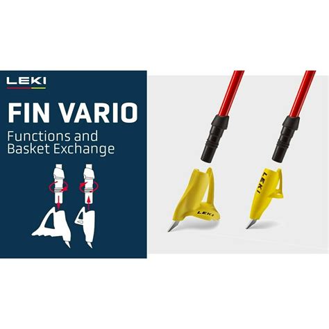 LEKI Fin Vario Set Pole Baskets Varuste net 中文