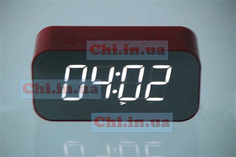 Характеристики Беспроводные красные интерьерные часы-колонка A65 ...