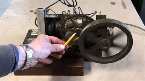 Early Vintage Single Cylinder Solenoid Engine Youtube