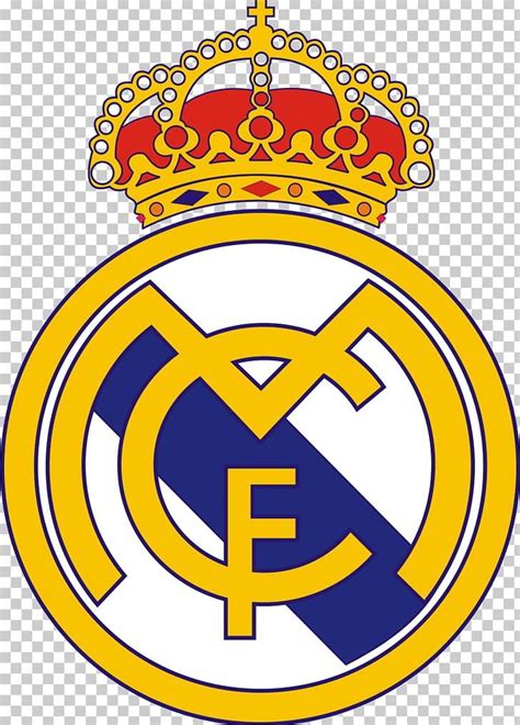 The Real Madrid Crest With A Crown On It S Head And An Image Of A Soccer