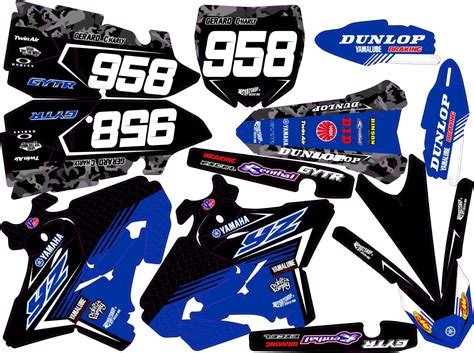 Kit déco Semi perso YAMAHA YZ 125 250 2002 à 2024