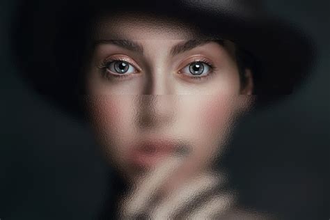 glass photo effect design cuts
