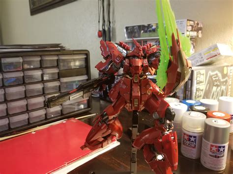 Finally Builtpainted My Rg Sazabi Rgunpla