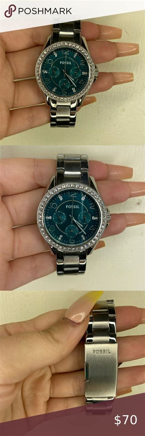 Blue Face Fossil Watch Stylish And Reliable Timepiece