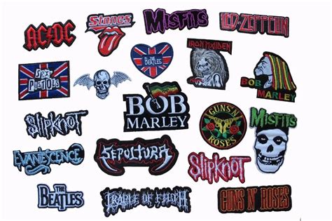 200pieceslot 1style Custom Made Punk Rock Band Musicsong Name Logo