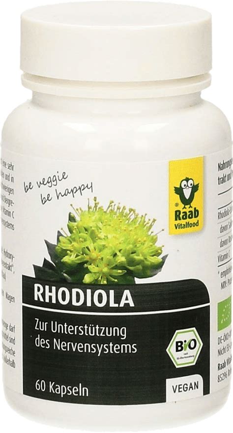 Raab Vitalfood Rhodiola Bio Kapseln 60 Stk Ab 13 41