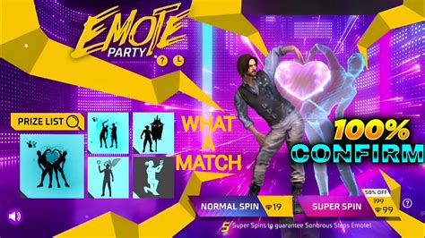 Emote Party Event Free Fire Emote Party Event Confirm Date Youtube