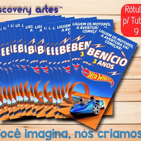 R Tulo Adesivo Tubete Hot Wheels Elo Produtos Especiais