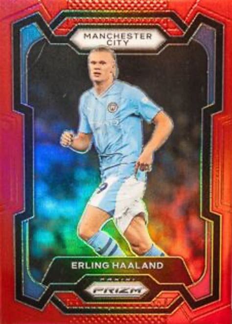 Erling Haaland 2023 Prizm Premier League 3 Red 199 Price Guide