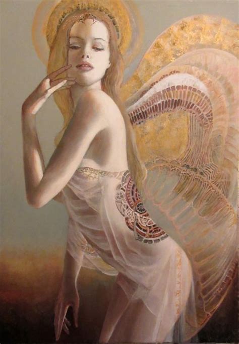 Angelle Malerei Von Pascal Dugourd Artmajeur Angel Wings Art