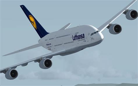 Fsx Airbus A380 Lufthansa By Shroomworks On Deviantart