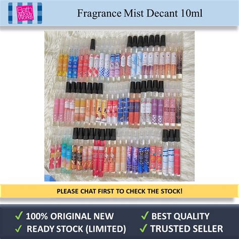 Original New BBW Fragrance Body Mist Decant 10ml Repack Mini Trial