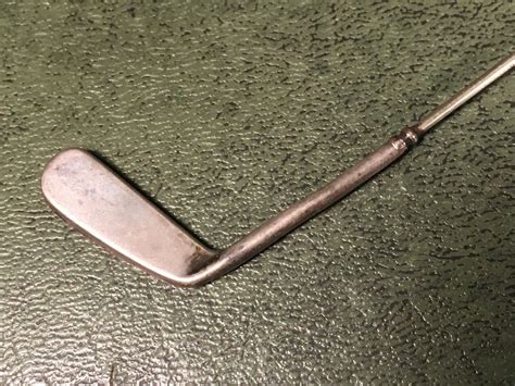 Rare Figural Antique Sterling Silver Golf Hat Pin Gol Gem