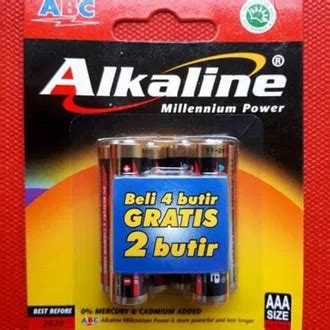 Jual Produk Baterai Abc Alkaline A3 Original Termurah Dan Terlengkap