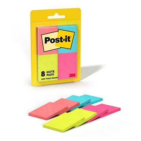 Post It Mini Notes 1 5 In X 2 In 8 Pads America S 1 Favorite Sticky