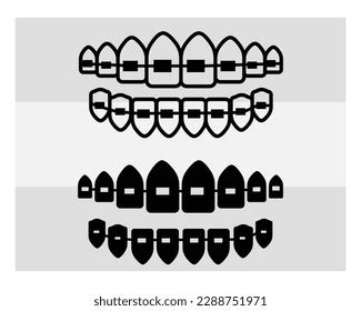 Fake Braces Fake Braces Kit Fake Stock Vector (Royalty Free) 2288751971 ...