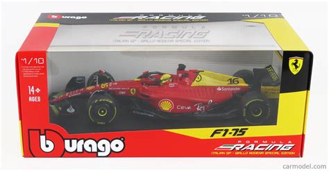 Burago 18 16811le Monza Scale 118 Ferrari F1 75 Scuderia Ferrari N