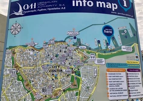 Heraklion Crete Map