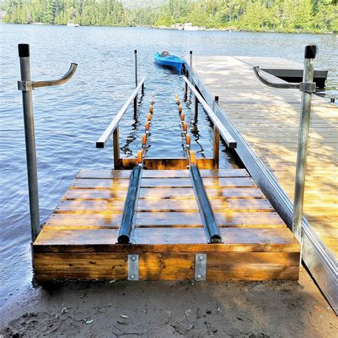 Multinautic Kayak Or Canoe Rolling Launching Ramp Kit 19290 The Home Depot Kayaking Canoe