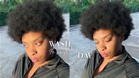 How I Learned To Love My Natural Hair 4c Hair Wash Day Routine Youtube