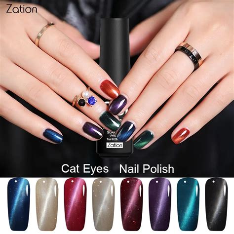 Buy Zation 2018 Newest Magnetic Cat Eye Gel Nail