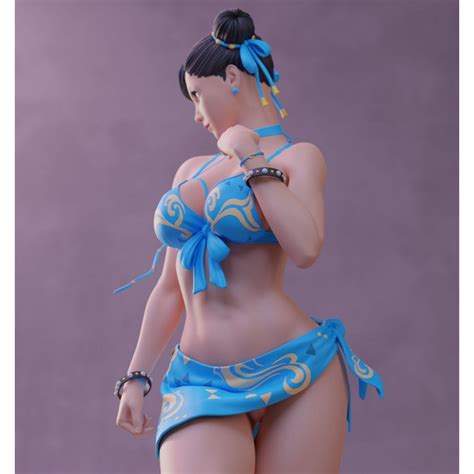 Chun Li Bikini NSFW Street Fighter STL D Print Files D Kiee Shop
