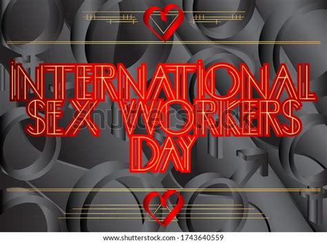 Art Deco International Sex Workers Day 库存矢量图免版税 Shutterstock