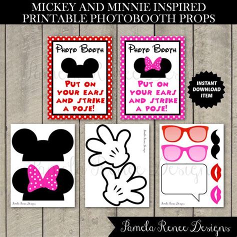 Minnie Mouse Photo Props Printables The Best Porn Website