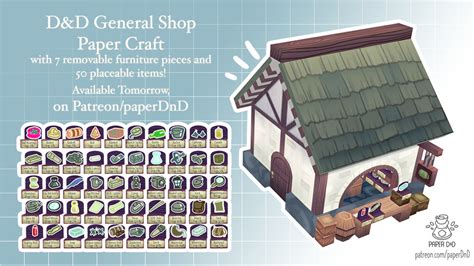 Dnd Papercraft Props