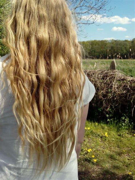 Slavic Hair After Braiding Love Her Long Beautiful Wild Hair