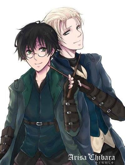 Fanart Drarry Harry Potter Anime Gay Harry Potter Drarry